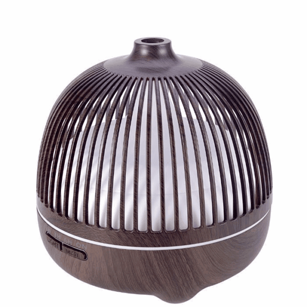 Birdcage Wood Grain Aromatherapy Diffuser Ultrasonic Smart Home Appliance Hollow Aromatherapy Essential Oil Humidifier - 图片 2