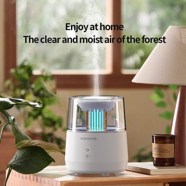 Raindrop Aromatherapy Diffuser Home Desktop Colorful Large Mist Volume Smart Air Essential Oil Humidifier - 图片 2
