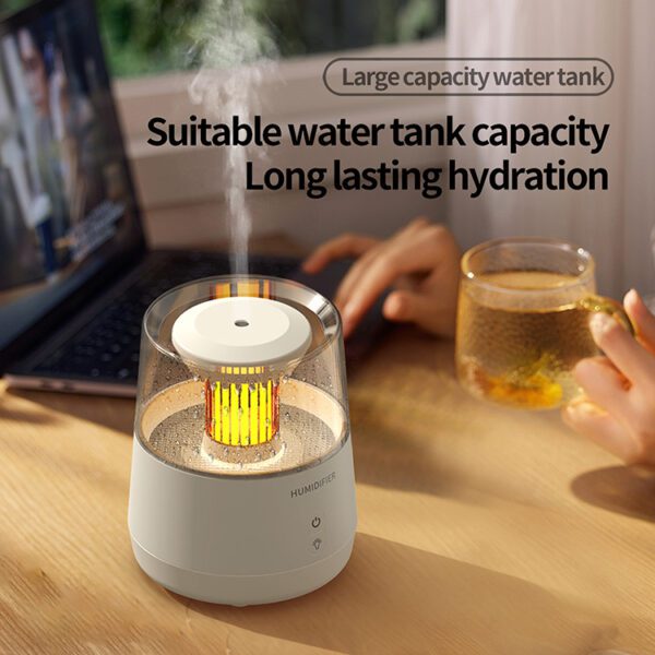 Raindrop Aromatherapy Diffuser Home Desktop Colorful Large Mist Volume Smart Air Essential Oil Humidifier - 图片 3