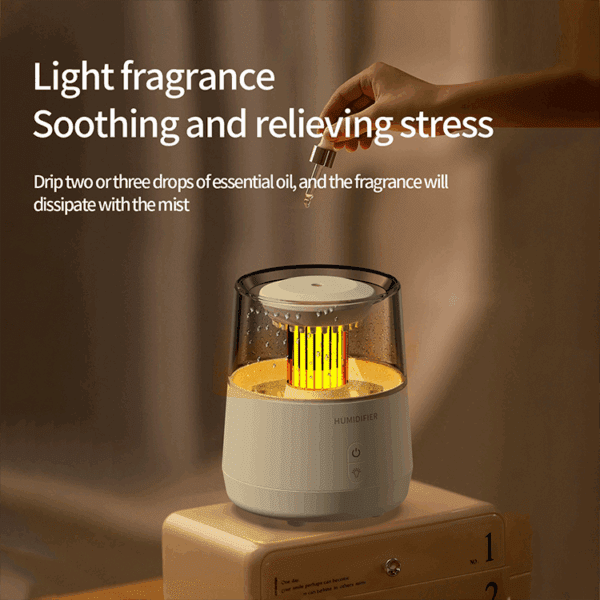 Raindrop Aromatherapy Diffuser Home Desktop Colorful Large Mist Volume Smart Air Essential Oil Humidifier - 图片 4
