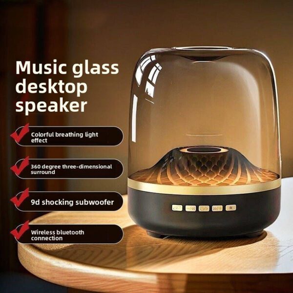 Heavy Bass Wireless Bluetooth Mini Speaker Outdoor Audio Card Slot Voice Broadcast Mini Smart Speaker - 图片 4