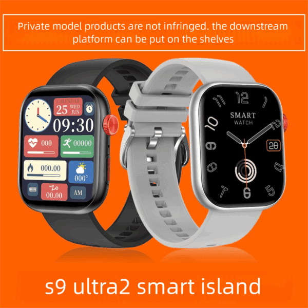 S9 Ultra2 Bluetooth Call Bracelet Men's LC88 Sports Smart Watch - 图片 4