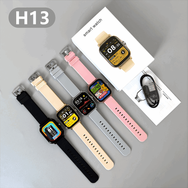 GTS4 Smart Watch Y13 Smart Watch H13 for Bluetooth Calls Health Monitoring Heart Rate Sports - 图片 8