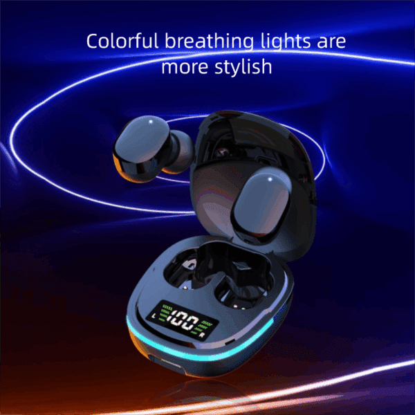 Bluetooth Headset G9S Colorful Breathing Light Digital Display In-Ear Bluetooth Headset 5.1 Compact - 图片 4
