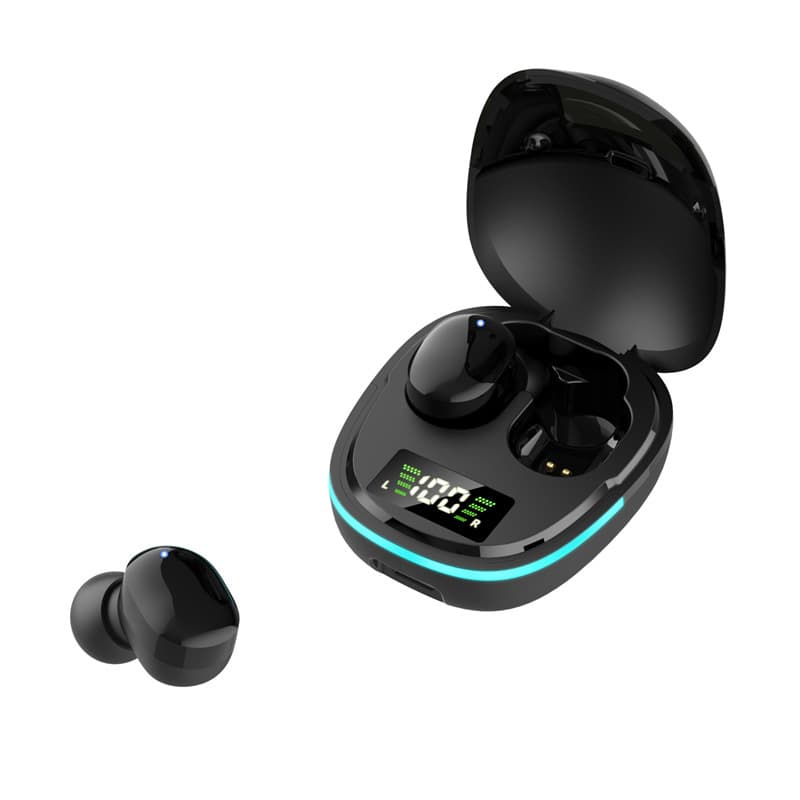 G9S Bluetooth Headset Colorful Breathing Light Digital Display In-Ear Bluetooth Headset 5.1 Compact
