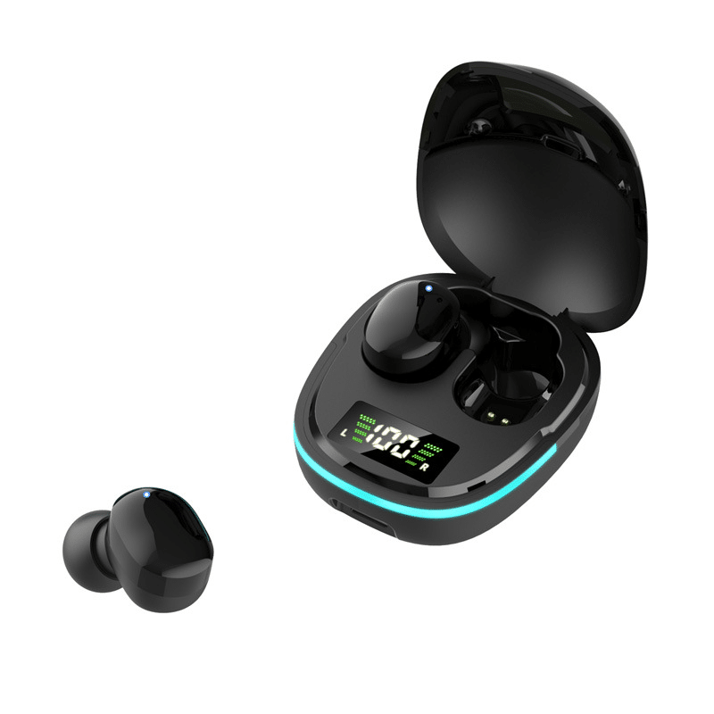 Bluetooth Headset G9S Colorful Breathing Light Digital Display In-Ear Bluetooth Headset 5.1 Compact