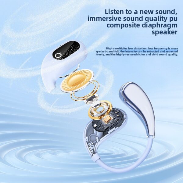 Smart AI Translation XG99 Bluetooth Earphones Ultra-Long Battery Life OWS Non-In-Ear External Hanging Earphones - 图片 2