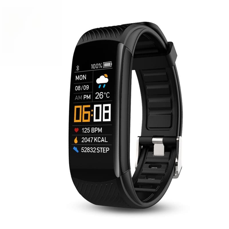 C5S Smart Bracelet Color Screen Bluetooth Sports Heart Rate Blood Pressure Sleep Sedentary Alarm Clock Step Watch