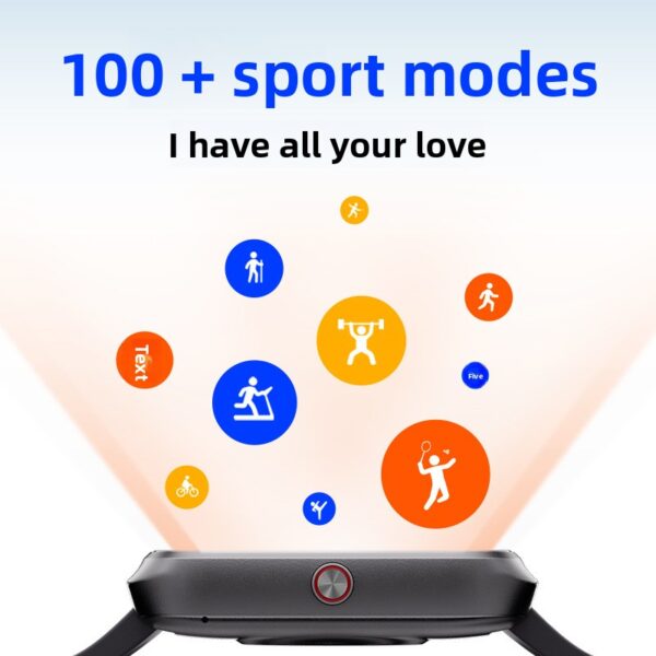 CX2 Smart Watch Lightweight Design Sports Monitoring Watch True Heart Rate Blood Oxygen Smart Bracelet - 图片 2