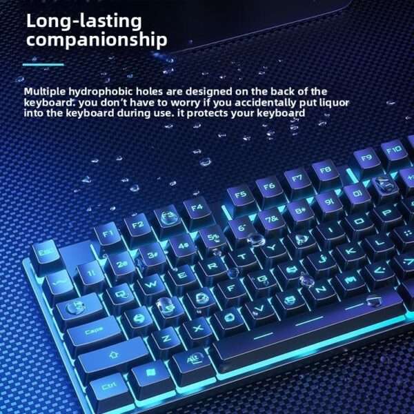 Mechanical Keyboard Mouse Set True E-Sports Gaming Business Silent Laptop Desktop Computer - 图片 5