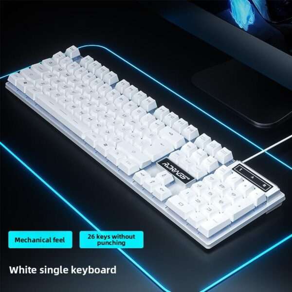 Mechanical Keyboard Mouse Set True E-Sports Gaming Business Silent Laptop Desktop Computer - 图片 7