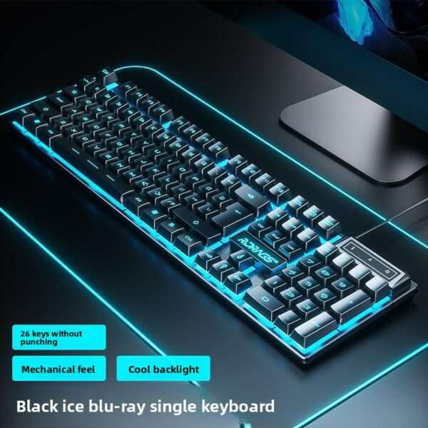 Mechanical Keyboard Mouse Set True E-Sports Gaming Business Silent Laptop Desktop Computer - 图片 8