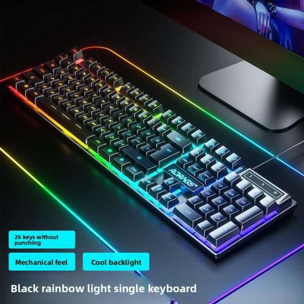 Mechanical Keyboard Mouse Set True E-Sports Gaming Business Silent Laptop Desktop Computer - 图片 9